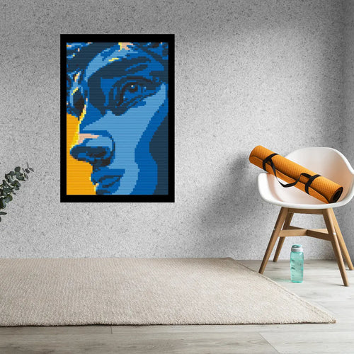 Abstract Men Bricked Mosaic Home Decor 20x30" Memobrick