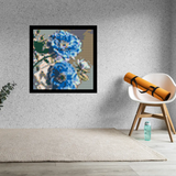 Blue Roses Brick Mosaic Art Kit - 16x16 in DIY Wall Decor — photo 2