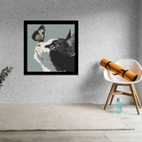 Cat and Butterfly Brick Mosaic Art Kit - 20x20 in DIY Wall Decor — photo 2