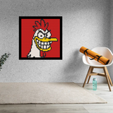 Grinning Rooster Brick Mosaic Art Kit - 16x16 in DIY Wall Decor — photo 2