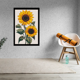 Sunflower Stem Brick Mosaic Art Kit - 20x30 in DIY Wall Decor — photo 2