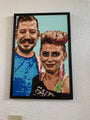 Custom Bricked Mosaic Portrait 20x40