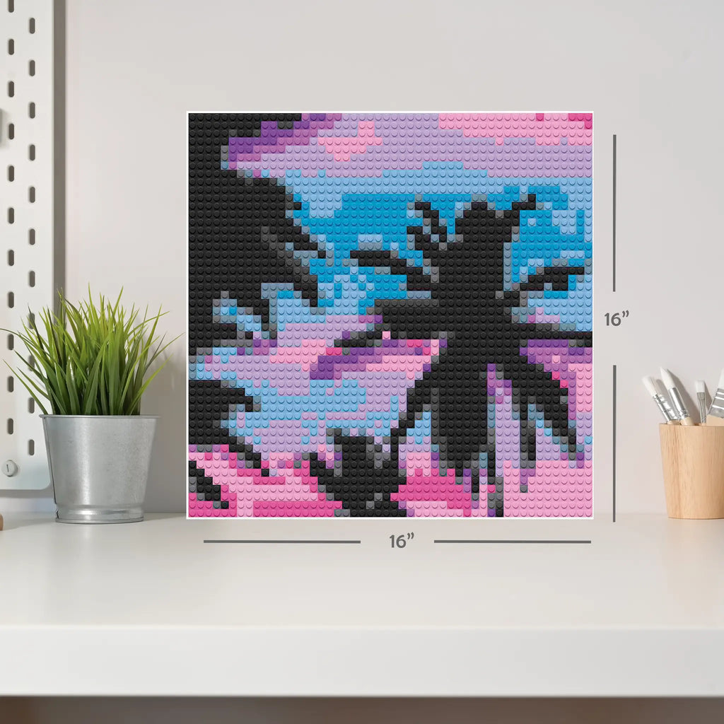 Bricked Mosaic 16x16" PALMS SUNSET - Memobrick